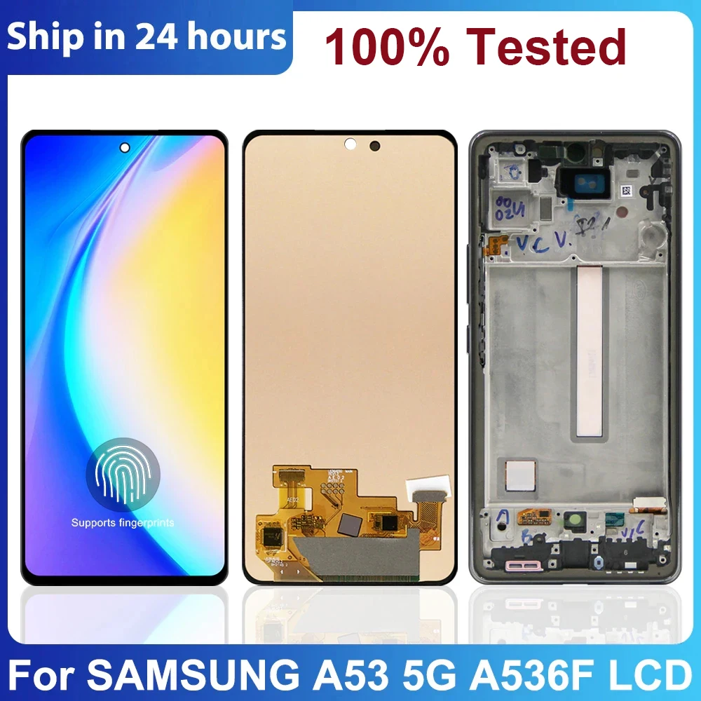 

6.5" For Samsung Galaxy A53 5G LCD Display A536U A536B A5360 Touch Screen Digitizer Assembly For Samsung A536 Screen replacement