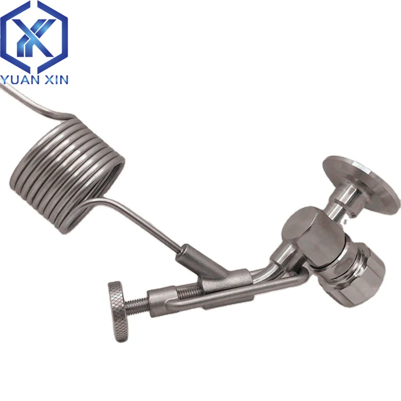 304 stainless steel beer sampling valve and defoaming coil combination pigtail cooling coil for beer fermentation tank red wine view 5