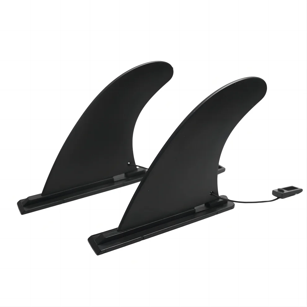 Big SUP Single Fin and Small side fin Detachable Fin for Longboard, Surfboard and Paddleboard Replacement Quick Fin.