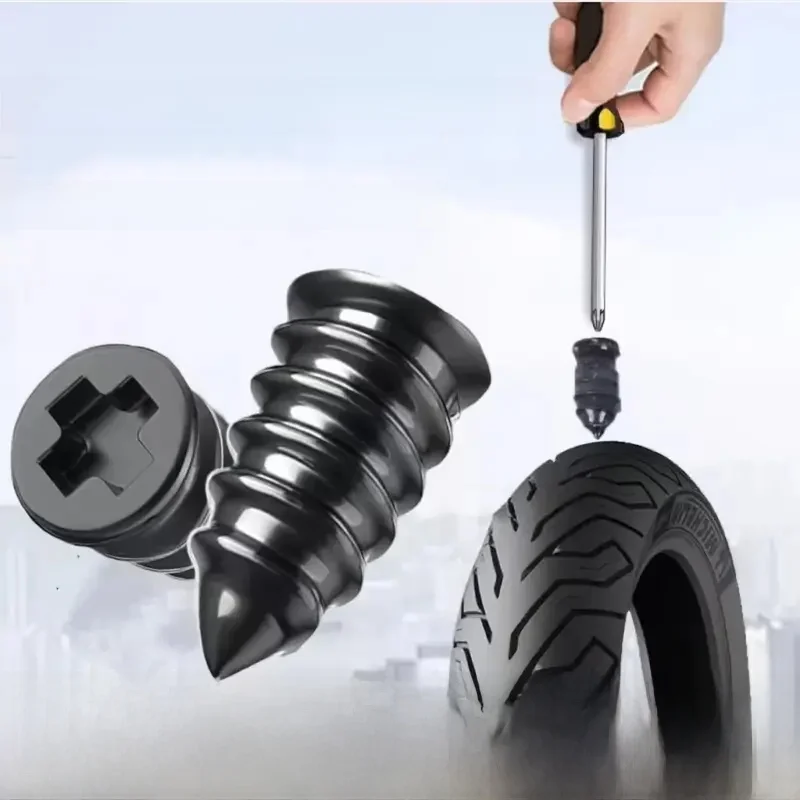 10/30 Stuks SchroevenVacuüm Band Reparatie Nail Bandenpunctie Motorfiets Fitting Set Tubeless Wiel Reparatie Puncturen Kit Patches Voor auto - afbeelding 2