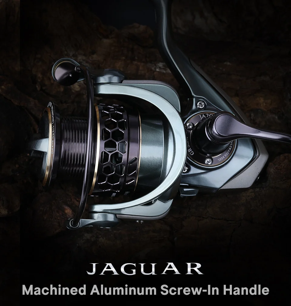 TSURINOYA 2 Spool Spinning Angeln Reel JAGUAR 1000 2000 3000 185G 6KG Max Carbon Drag Karpfen Salzwasser Reel bass Hecht Rad – Detail 18