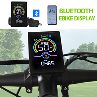 M5C-2 Ebike Display With Bluetooth Mobile Phone Control Electric Bicycle Computer Wired Bicycle Speedometer And Bicycle Odometer