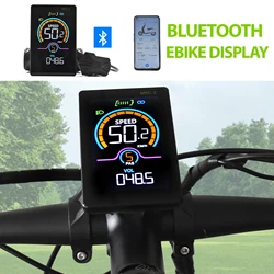M5C-2 Ebike Display With Bluetooth Mobile Phone Control Electric Bicycle Computer Wired Bicycle Speedometer And Bicycle Odometer