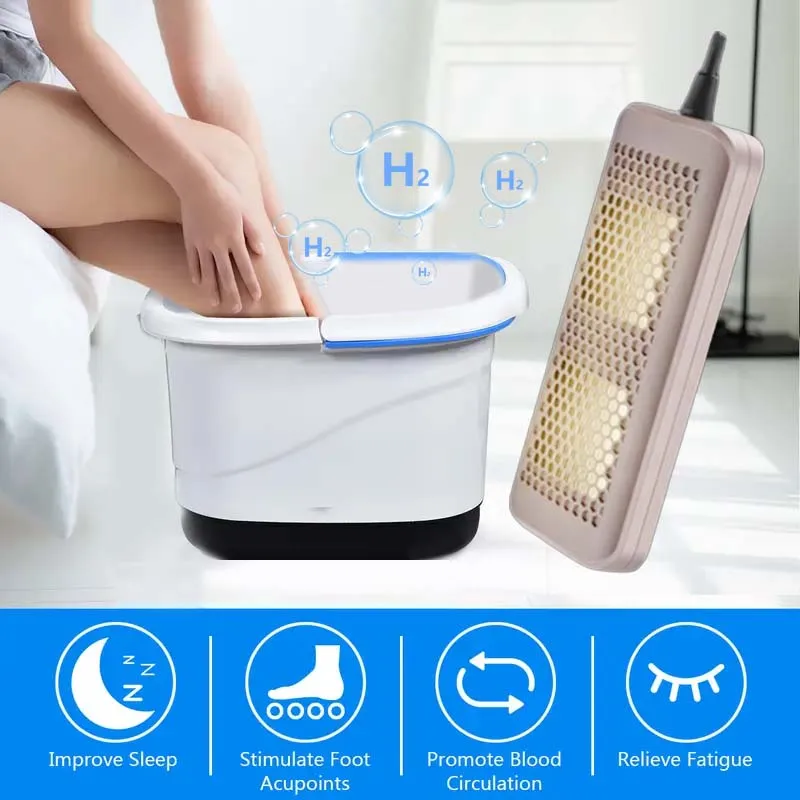 

Foot Care SPE PEM Electrolytic Hydrogen Foot Therapy Equipment Hydrogen Rich Water Active H2 Molecules For Foot Washing