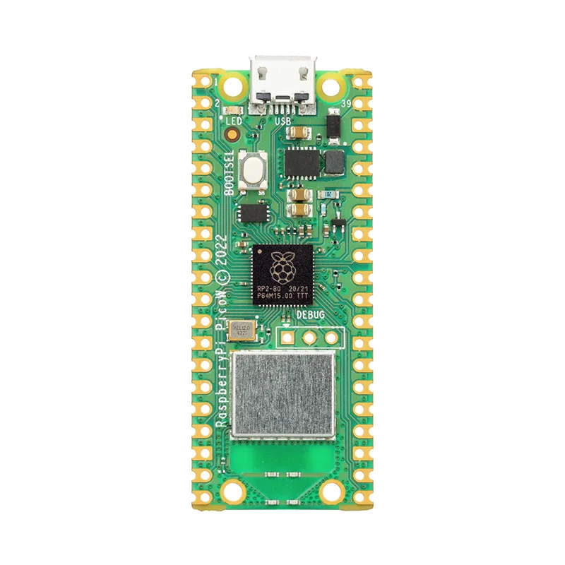 Original Raspberry Pi Pico W Wireless WiFi  RP2040 Microcontroller Development Board for Micro Python,High-performance