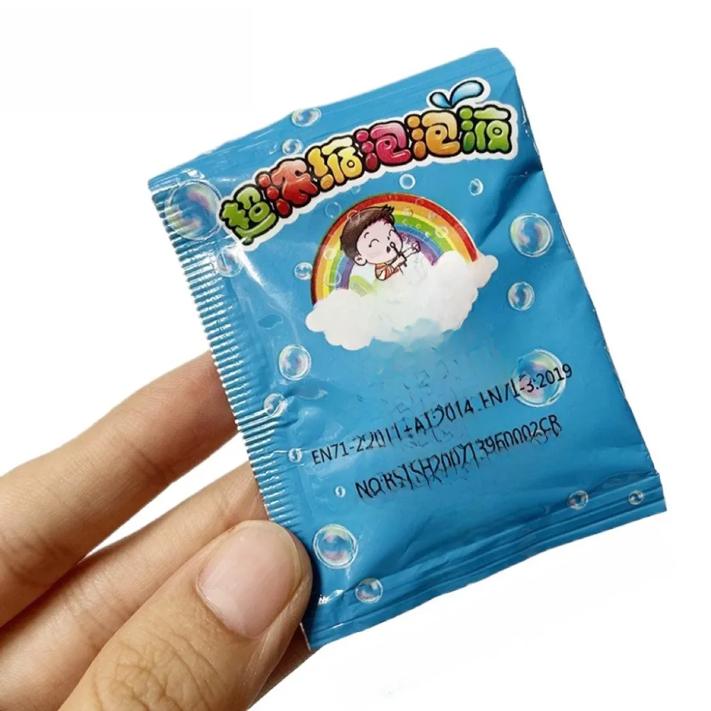 1-10 pièces Machine à bulles supplément liquide coloré bulle concentré granulés 10 pièces ≈ 500ml pistolet à bulles supplément granulés