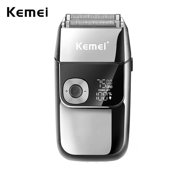 

Kemei Electric Barber Foil Shaver Multifunctional Beard Hair Razor Reciprocating Men Bald Head Shaving Machine KM-2026 2028 TX1