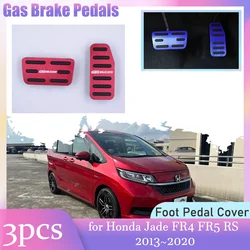 Car Gas Brake Pedals for Honda Freed GB5 GB6 GB7 GB8 2017~2024 No Drilling Anti-Slip Alloy Footrest Pedal Cover Part Accessories