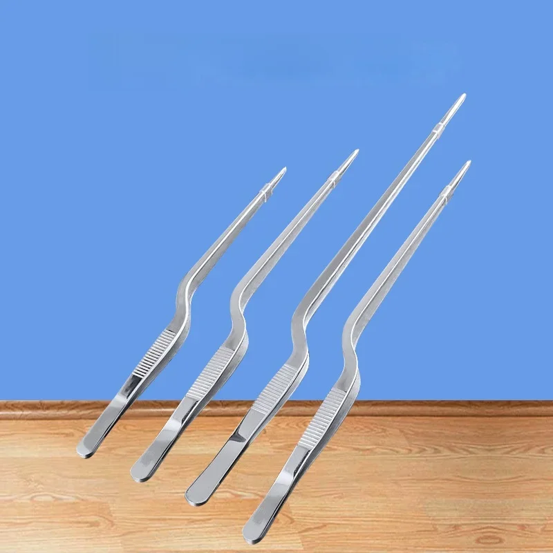 Instrumenty medyczne Pęseta chirurgiczna Kleszcze do uszu Kleszcze do opatrunków Kleszcze do tkanki Otorhinolaryngologia Zakrzywiony pistolet Kleszcze do uszu z zębami — zdjęcie 2