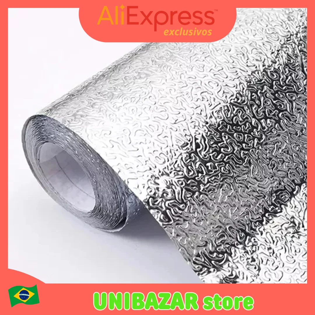 Kitchen oil-proof adhesive waterproof aluminum foil stove kitchen self-adhesive adhesive cabinet papers