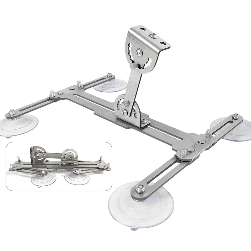 AliExpress Foldable Stainless Steel Stand With Suction Cup for Telescopic Linear Actuator Reciprocating Cycle Motor Bracket Small Portable