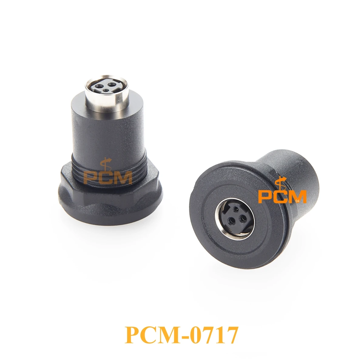 Power DIN 3 pin connector,female to female Round panel mount adapter,front mounting and rear locking,compatible with Weidmüller