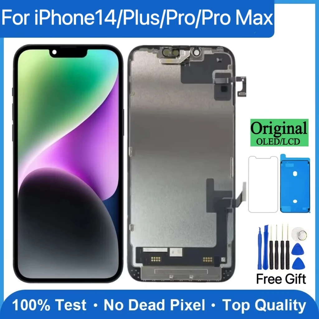 

Premium New Lcd For Incell LCD For iPhone 14/14 Pro/14 Pro Max LCD Display Screen With 3D Touch Digitizer Assembly No Dead Pixel