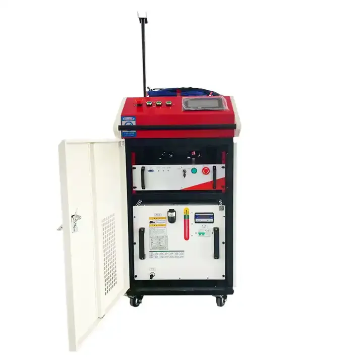 200W pulse laser cleaning machine portable backpack automatic cleaning machine metal rust paint cleaning