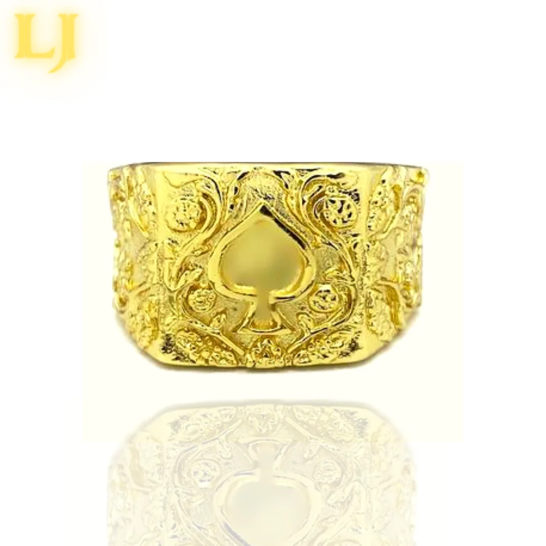 Embroidery Sword Ring Old Coin Ring Eternal Guarantee Identical Gold 18K Gold Jewelry Antique Coins®