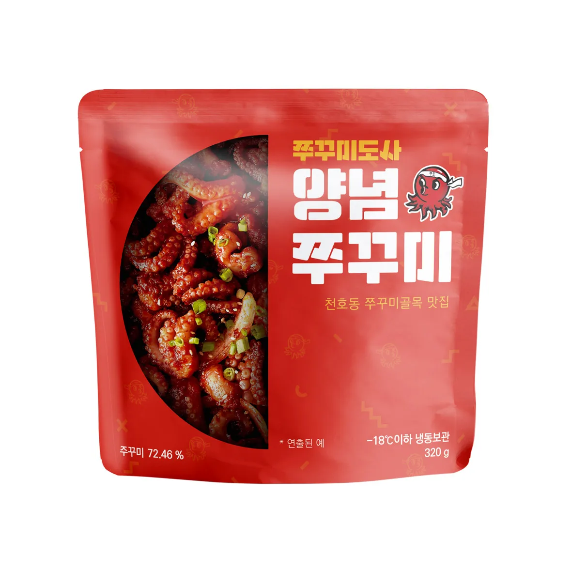 [쭈꾸미도사] 매콤한 캠핑 메뉴 양념쭈꾸미 320g