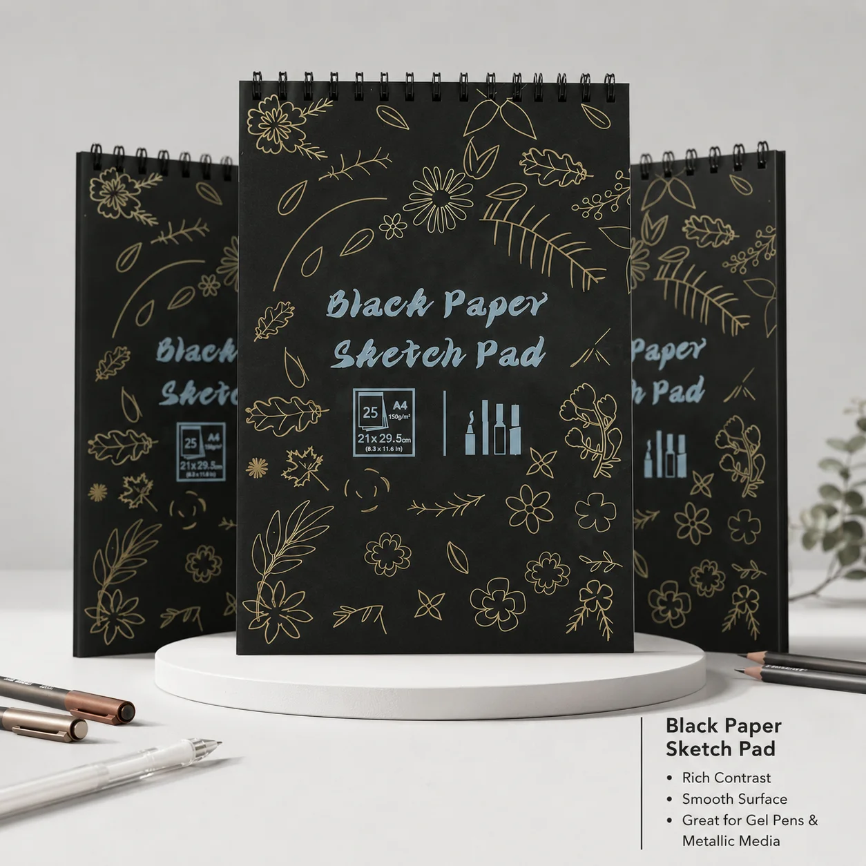 Premium Drawing Book for Beginners to Pros - Spiral Binding, Easy Tear-Off Pages, Ideal for School Projects & Home Studio Use