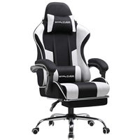 GTPLAYER Office Chair Gaming chair fabric Gaming armchair Ergonomic Gamer chair Footrest Headrest Lin Pillow Padded