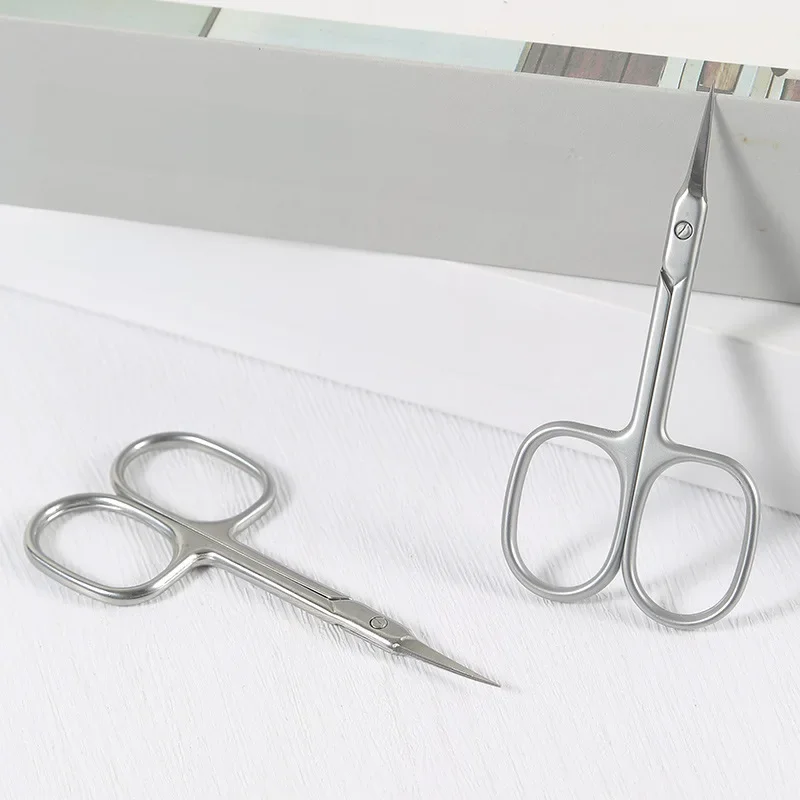 1PC Nożyczki do martwego naskórka ze stali nierdzewnej Nożyczki z ostrym noskiem Rosyjski hak orła Nożyczki do martwego naskórka Manicure Narzędzia do martwego naskórka — zdjęcie 2