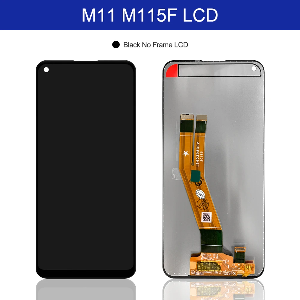 6.4\'\' For Samsung M11 LCD With Frame M115 SM-M115 M115F M115G/DS LCD Display Touch Screen Digitizer Assembly