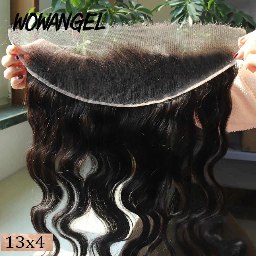 Wow Angel Body Wave 13x4/13x6 HD Lace Full Frontal Echthaar, Hautnahe, Unsichtbare HD Transparente Lace Frontal, Nur Echthaar – Detail 6