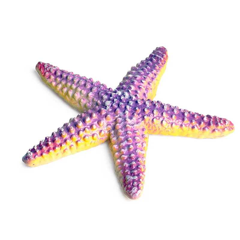 Simulation Marine Animals Starfish Octopus Squid Crab Ocean Aquarium Action Figures Miniature Sea Life Cuttlefish Figurines Toys