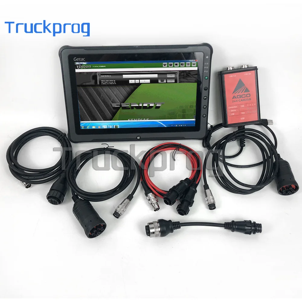 

For AGCO DIAGNOSTIC KIT Agricultural Electronic Diagnostic Tool EDT (CANUSB) FENDT FenDias Massey diagnostic tool F110 Tablet