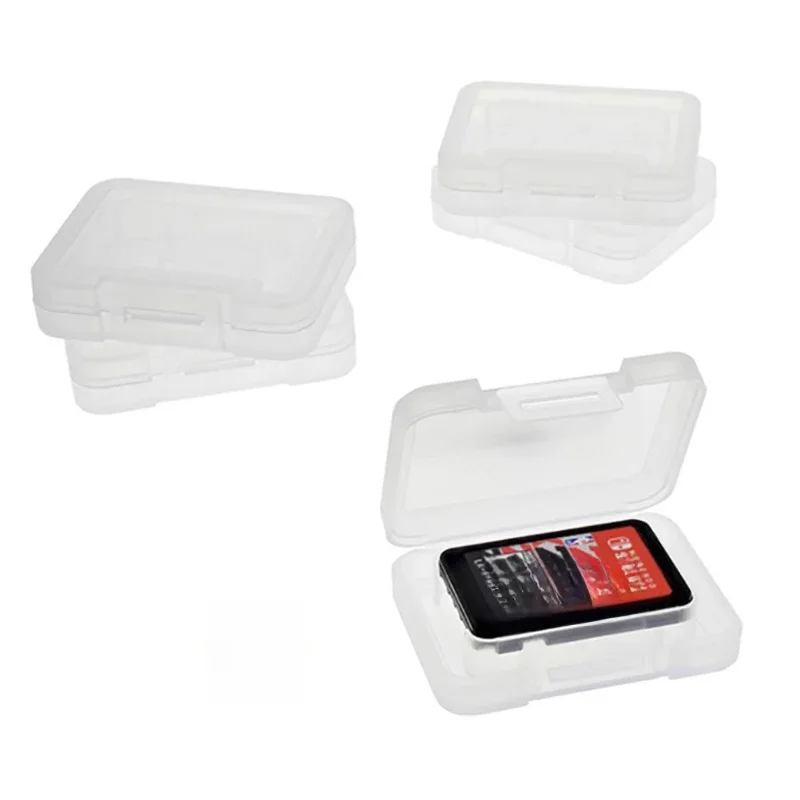 Support de stockage de carte TF dédié au jeu unique Portable, 10 pièces, Mini étui de protection, boîte transparente pour Nintendo Switch Lite OLED