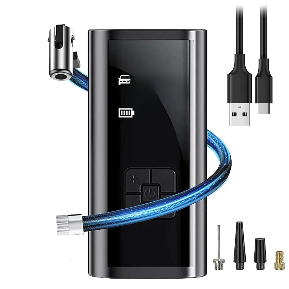 AliExpress EAFC Portable Tire Inflator Rechargeable Electric Inflator For Car Bicycle Digital Air Compressor Football Ball Inflator Pump