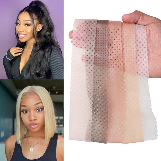 

new breathable Silicone Wig Headband Non-Slip Breathable Hairbands Wig Grip Melt Band Elastic wig grip headband silicon wig band