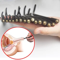 E stim sonido uretral, electroestimulación electrosex pene Plug, Bdsm Electro uretra masturbación hombres juguetes sexuales, descarga eléctrica