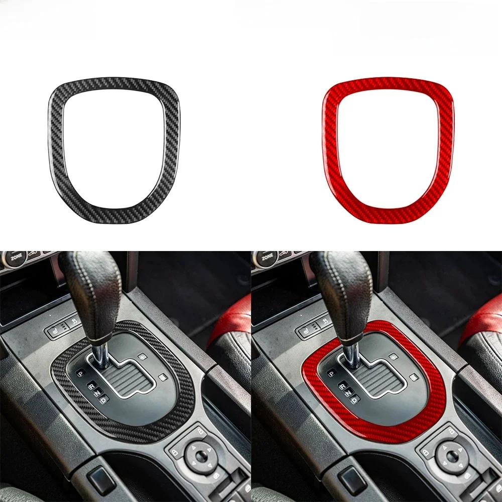Dla Pontiac G8 2008-2009 Dla Holden Commodore 2006-2012 Rama zmiany biegów z włókna węglowego Panel wykończeniowy Akcesoria samochodowe Naklejka — zdjęcie 2