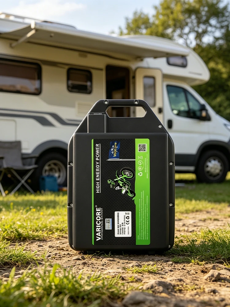 60V 30Ah Lithium-Akku VariCore Wiederaufladbarer Li-Ionen-Akku mit BMS und Diebstahlsicherung für Elektroroller und Elektromotorräder, EU-Lager Versand