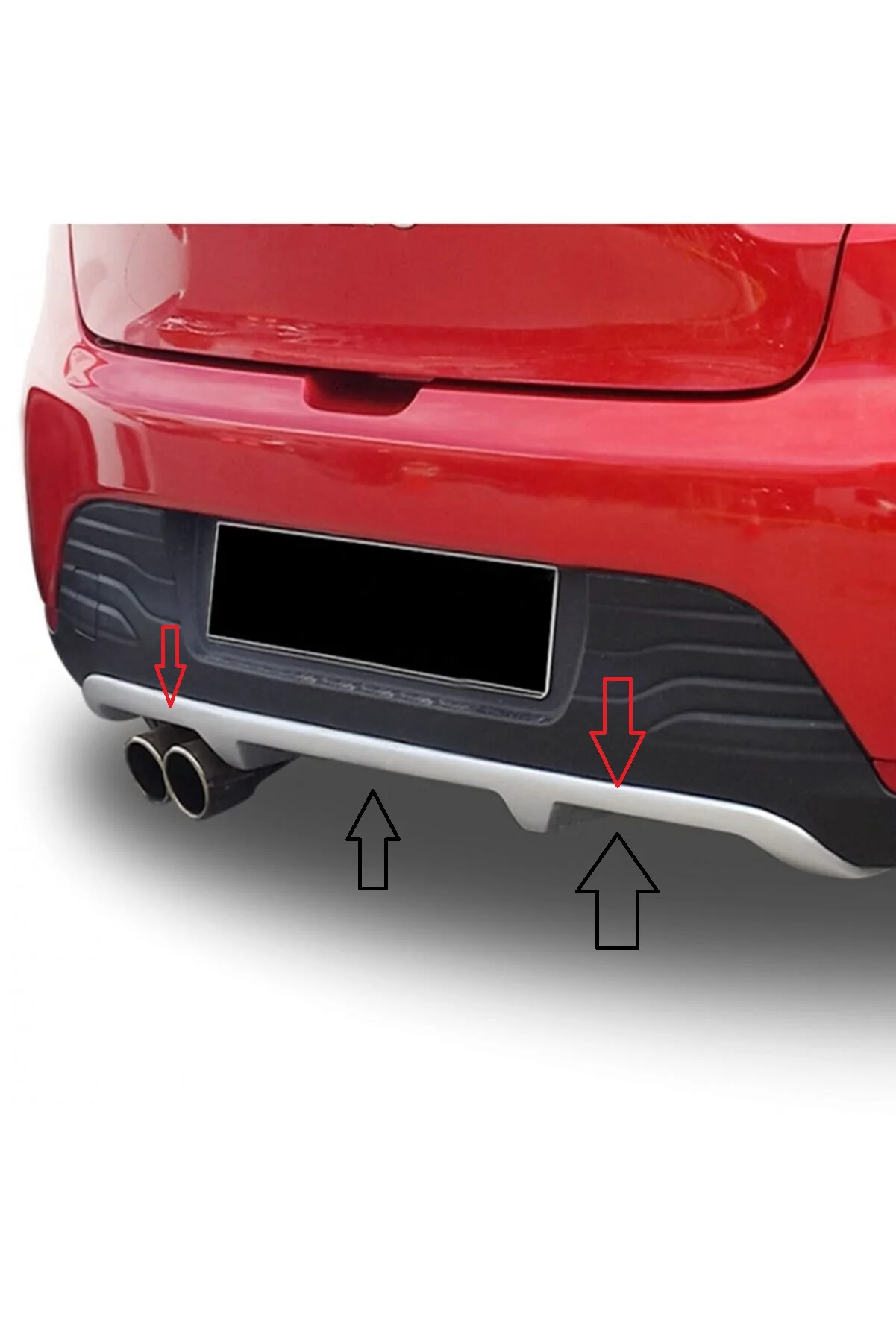 

Rear Bumper Attachment - Diffuser (plastic) For Renault Clio 4 (2012-2016) - Car Styling Mirror Hood Spoiler Side Skirts Antenna