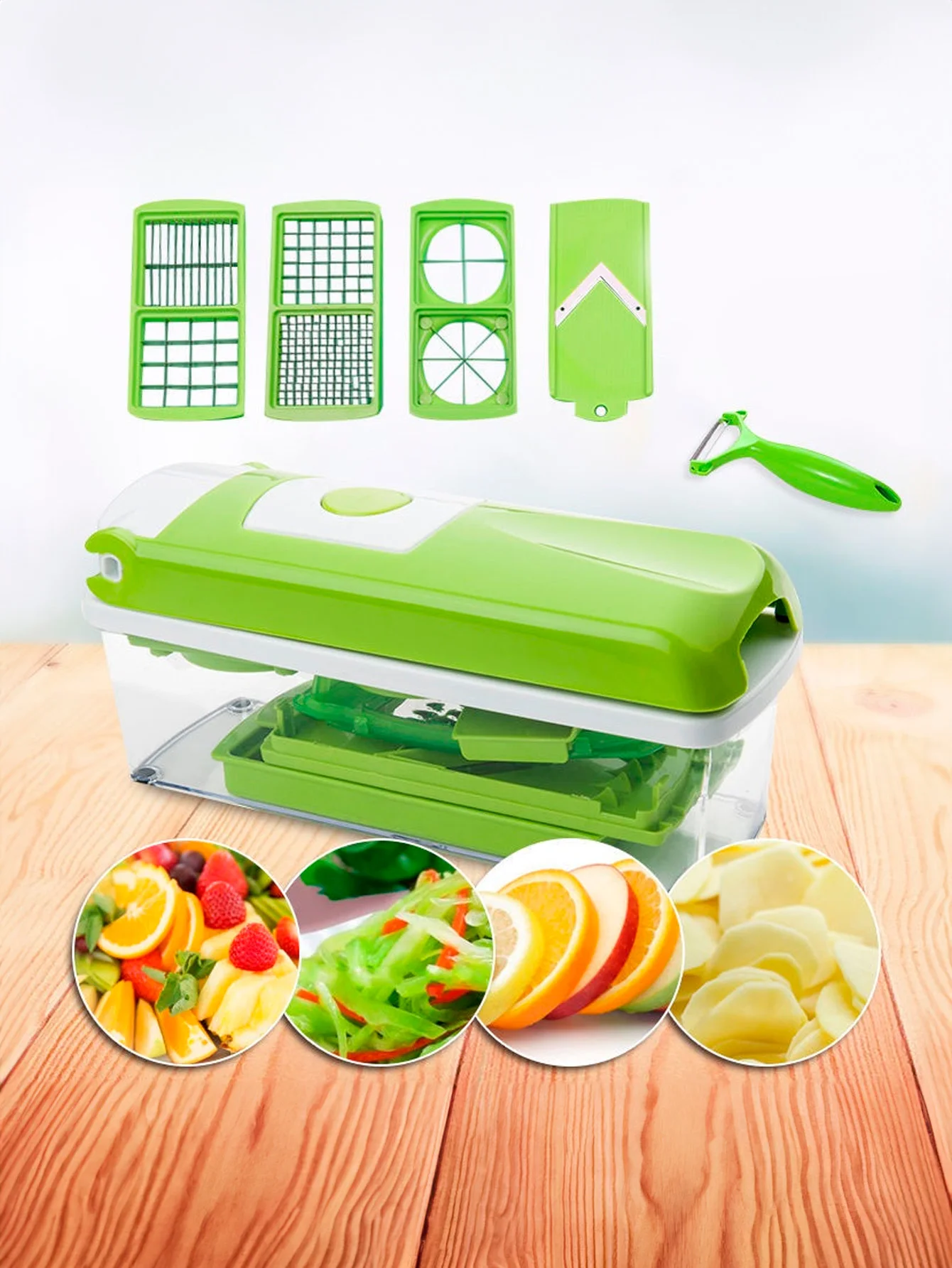 Multifunctional vegetable and fruit cutter vegetable grater