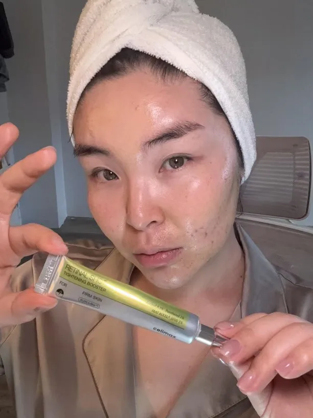 Instant The Vita A Retinal Shot Tightening Booster Firm Skin Eye Cream 15ml Face Serum 30ml Set Beauty Skin Care Korean Original photo review