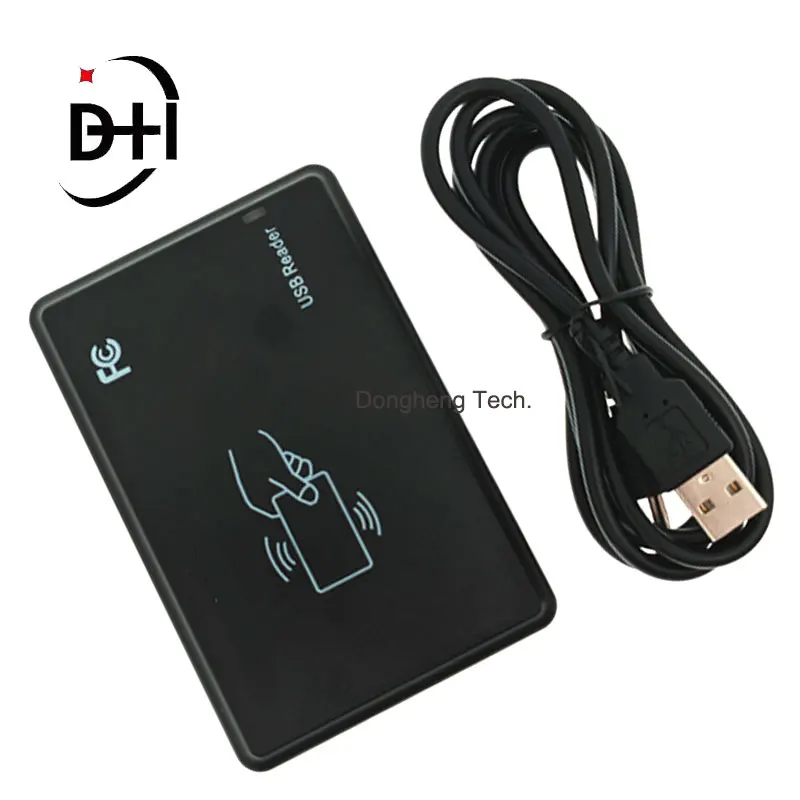 RFID Reader USB Port EM4100 TK4100 125khz ID Contactless Sensitivity Smart Card Support Window System Linux