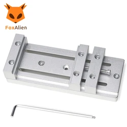 FoxAlien Mini Low Profile Bench Vise for CNC Router Machine, Work holding Clamp for WM3020 Masuter Pro Vasto