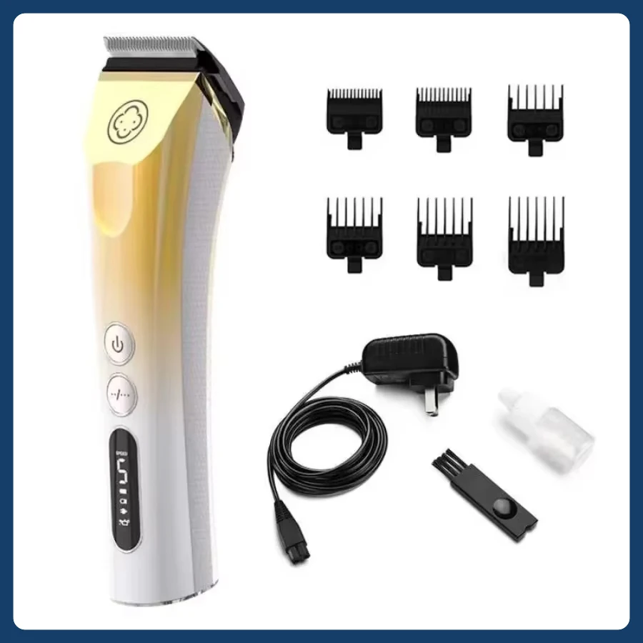 MADESHOW 986F Professional Hair Clippers For Men,Rechargeable Hair Cutter Machine,Cordless Hair Trimmer,5-In-1 Adjustable Blade