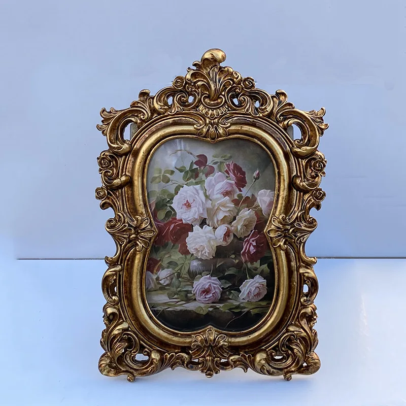 

1pc Vintage Picture Frames 4x6 Antique Picture Frames Ornate Picture Frames Gothic Picture Frame Retro Picture Frames Baroque