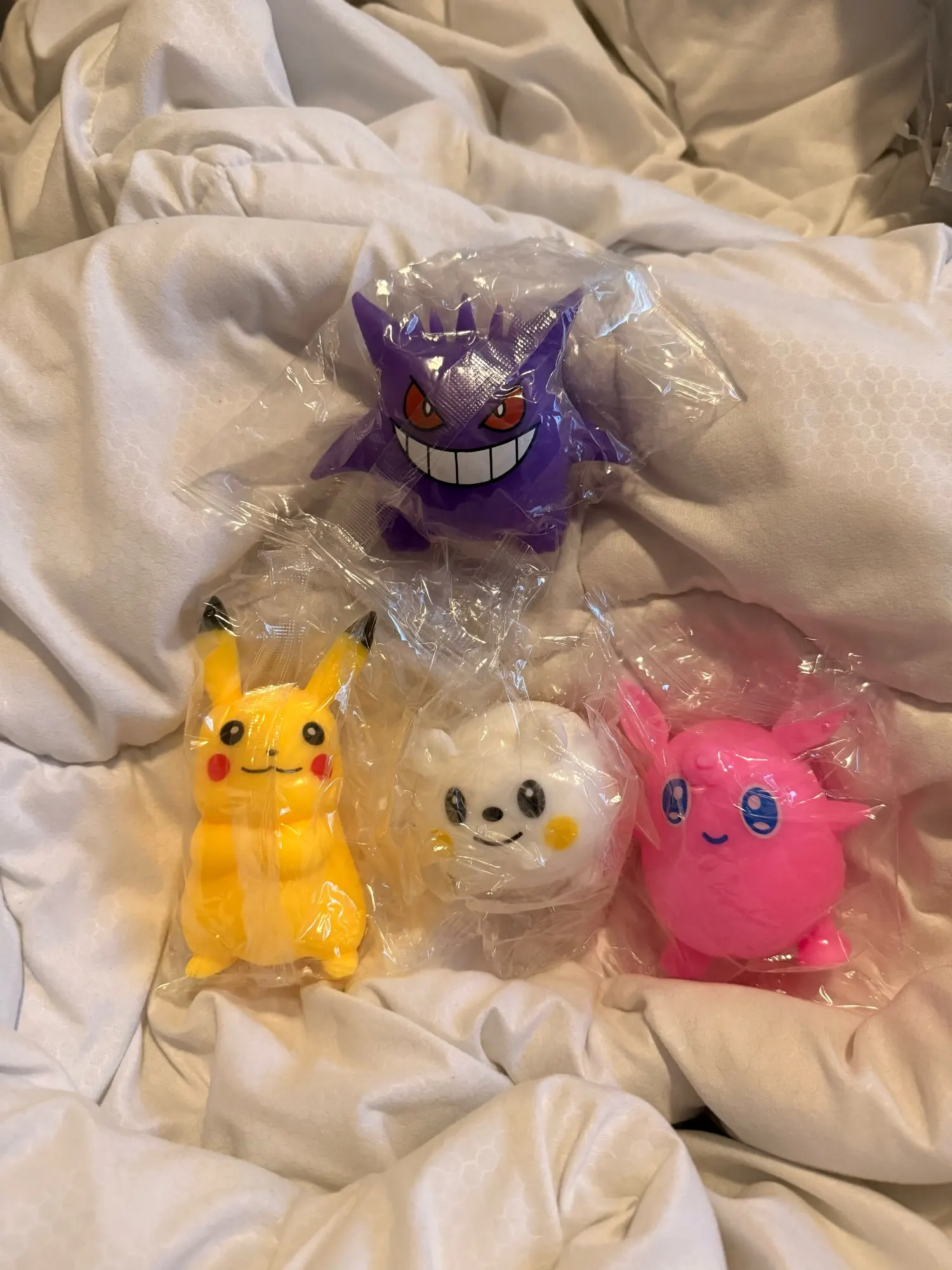 Soft Pikachu Gengar Jigglypuff Slow Rebound Stress Relief Toy Cute Kawaii Squeezing Doll Adult Stress Relief Gift photo review