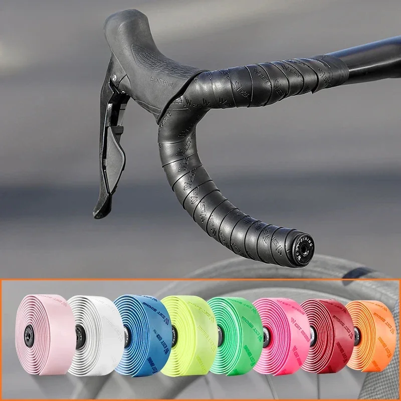 AliExpress West Biking WEST BIKING Bicycle Handlebar Tape Non-Slip Shock Absorbing Belt Ultralight Wear-Resistant Cycling