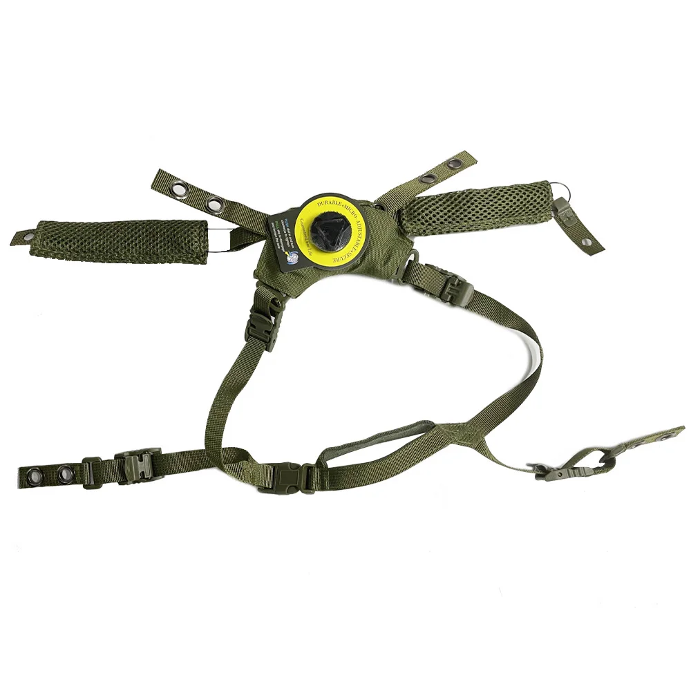 Imagem -03 - Sistema de Suspensão para Capacete Tático Cordão de Suspensão Strap Chin para Equipe Forte Rápido Militar Acessórios Capacete