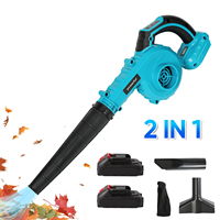 2 in1 21V 5 Speed Cordless Electric Air Blown & sution Leaf Computer Dust Collector Power Tools For Makita 18V Battery