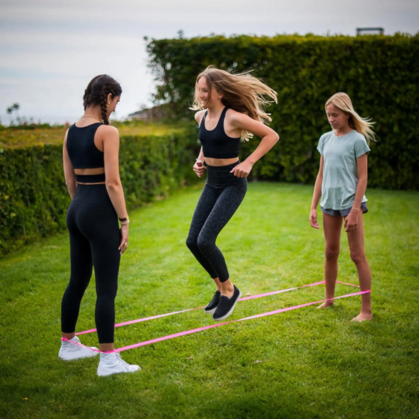 Elastic Chinese Jump Rope Skipping Rope 300cm Long Girls Group Jump Rope Jumping Rope for Games Party Favors Indoor Sports