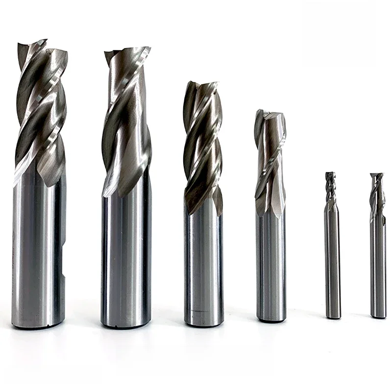 BB-frezen Hoge precisie HSS-metaalsnijder Co8 kobalt D1-32mm 2 3 4 fluiten tanden Aluminium freesgereedschap Sleutelzits Routerbit - afbeelding 2