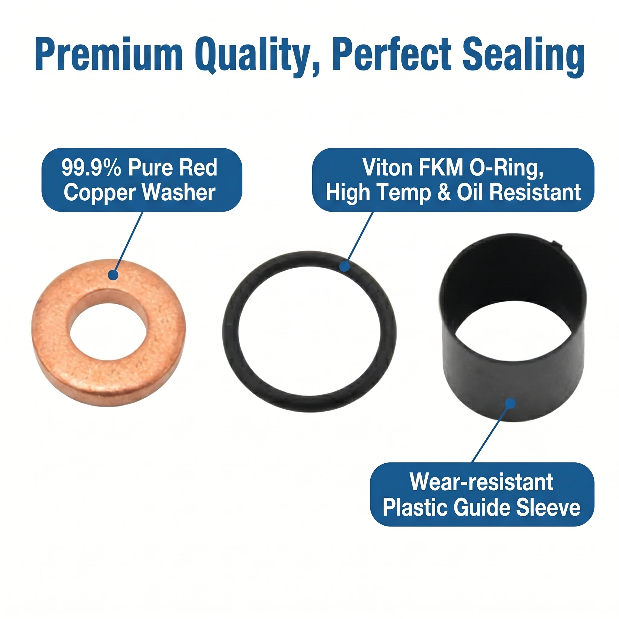 4X Injector Seal Kit 7701474025 7703062072 For Renault Master Trafic Laguna Espace Opel Vivaro Nissan 2.2 2.5 dCi Diesel Repair