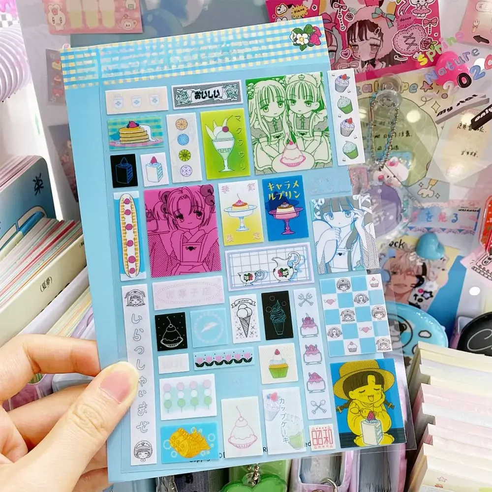 Autocollants Scrapbooking d'été, autocollants décoratifs mignons de Style japonais, pour téléphone, bagages, moto, valise d'ordinateur portable, DIY bricolage