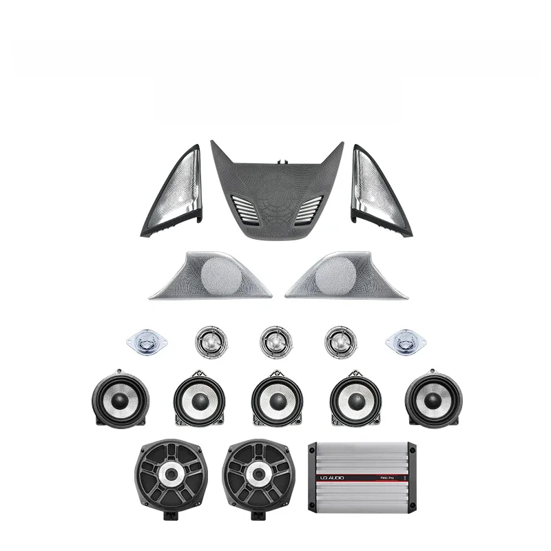 Zestaw modernizacyjny audio do BMW G30 G31 serii 5 Głośnik wysokotonowy Środkowy subwoofer HiFi Muzyka Stereo Klakson, podświetlana diodą LED Osłona głośnika Remont — zdjęcie 2