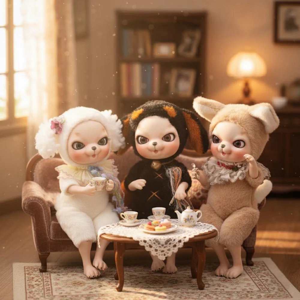 

Cloveray, оригинальная новая 10-дюймовая фарфоровая кукла всего тела, супер милая керамическая кукла-оuppy, высококачественный коллекционный художественный подарок ручной работы